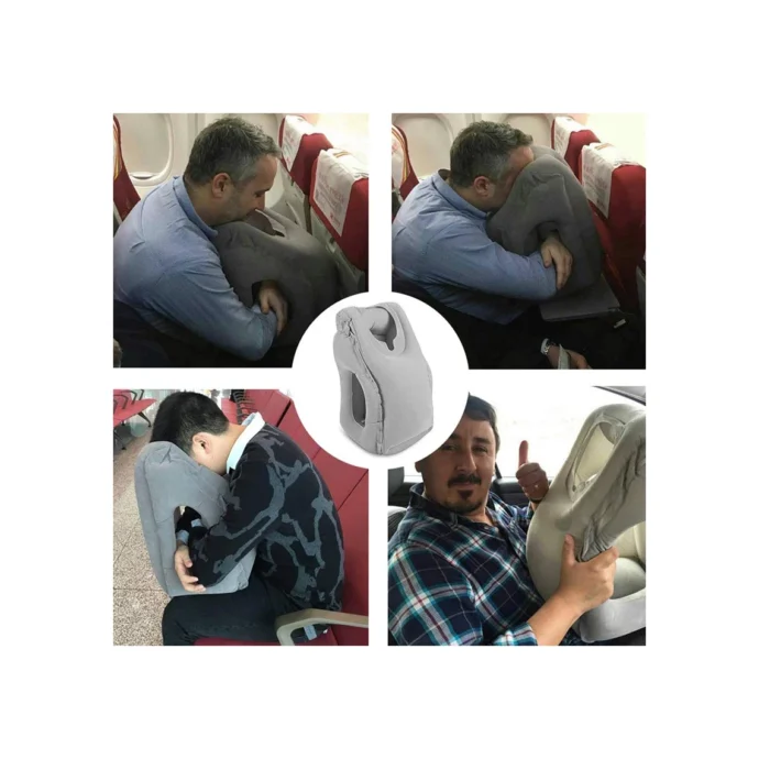 ⁦وسادة السفر المحمولة القابلة للنفخ⁩ - الصورة ⁦3⁩